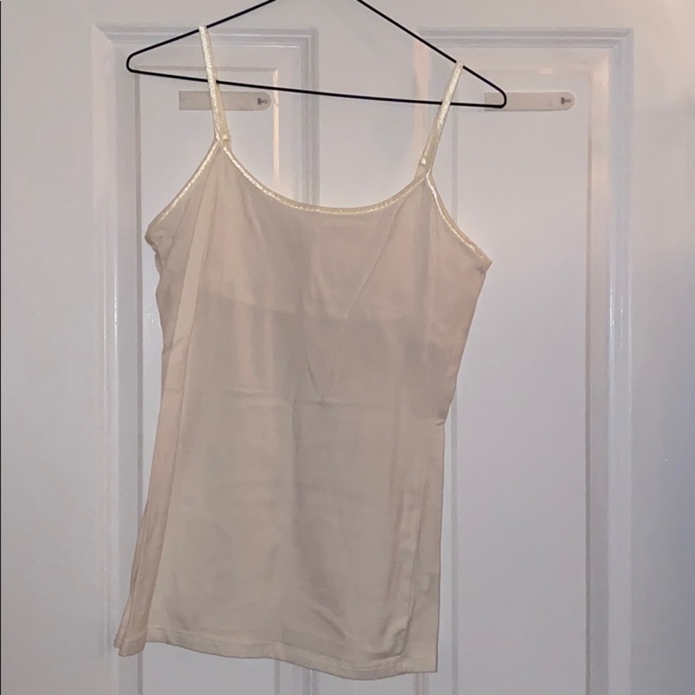 Cream White Tank Top